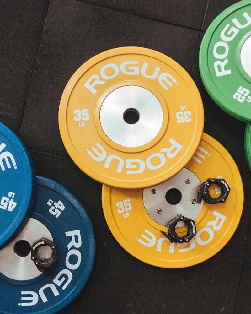 Powerlifter preparing for a heavy deadlift